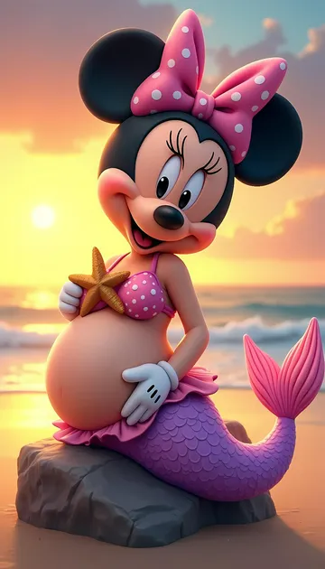 Minnie Mouse Mermaid