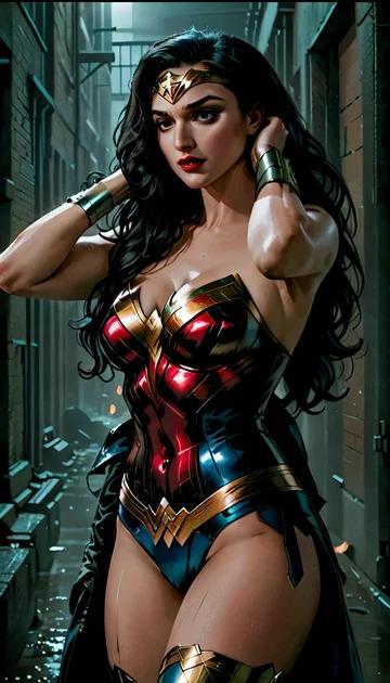 cover of wonder woman swapped body