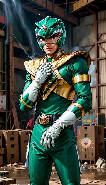 cover of Mighty Morphin Power Rangers Green Ranger