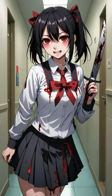 cover of Surviving Yandere-chan's Love