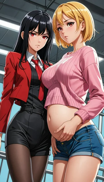 cover of Pregnant and Overlooked by a Giantess Boss