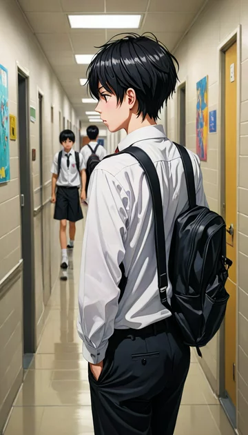 cover of school with Shinobu 