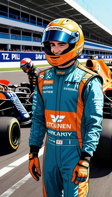 cover of Lando Norris F1 Pics Free