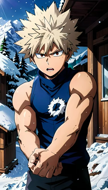 cover of Surviving the Snowstorm with Bakugo