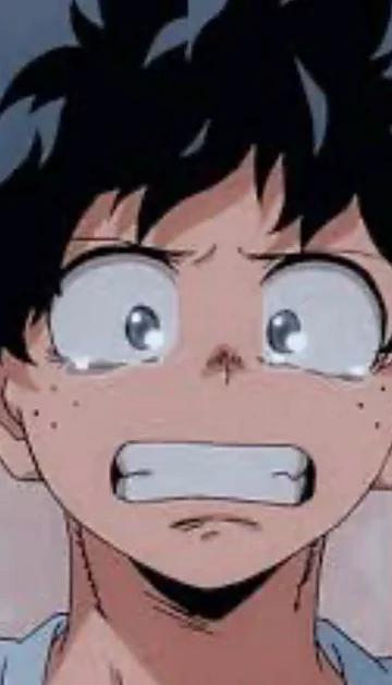 Crying deku