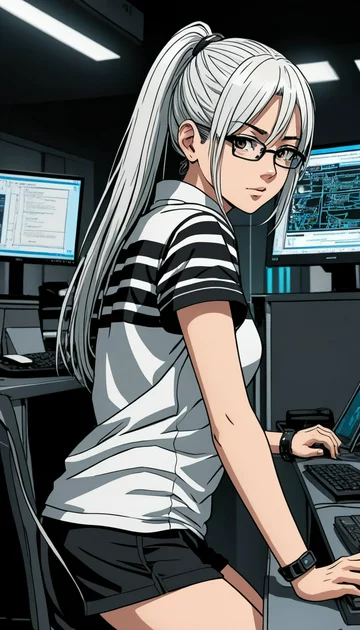 cover of Hacker Girl's Cyber Duel