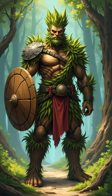 Oakin The Treefolk Fighter