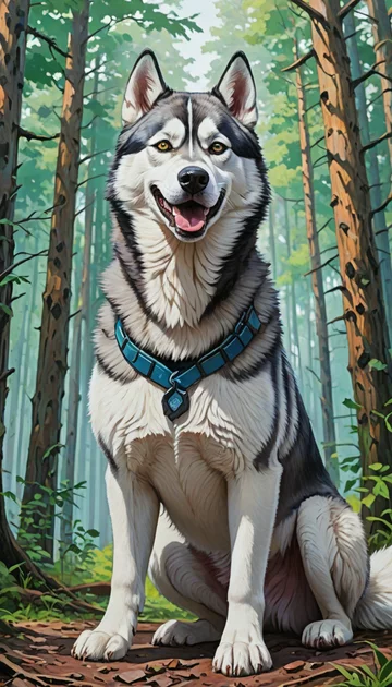 cover of Mafia Queen's Wild Husky