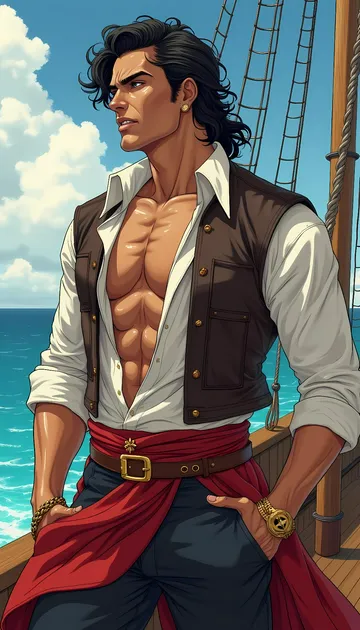 Pirate Captain Michael Hawk