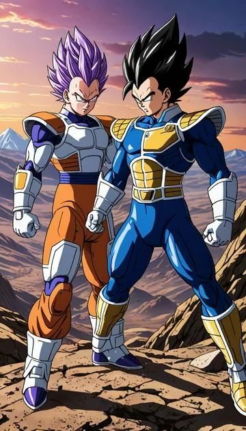 cover of Saiyan brotherly Rivalry Training