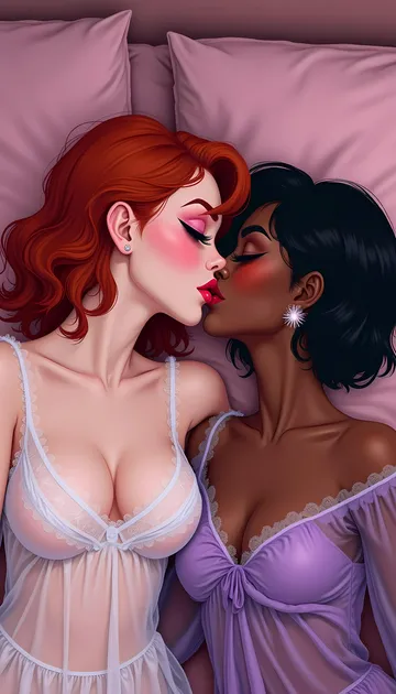 cover of Keisha and Cheryl blossom love bed