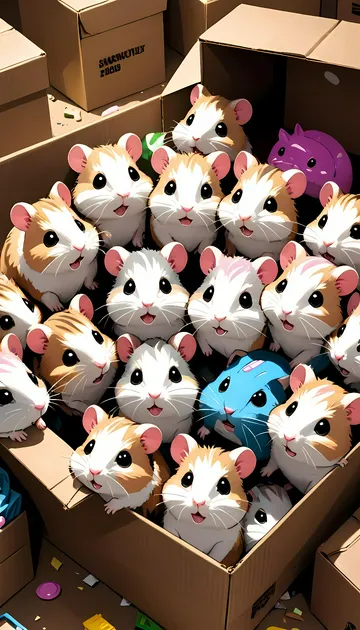 the 50 hamsters