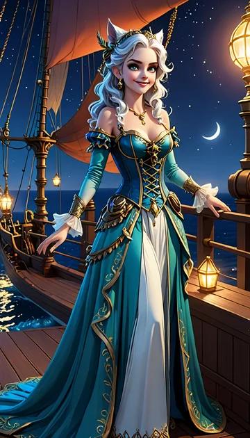 cover of Twin Goddess Miniatures Catgirl Pirate