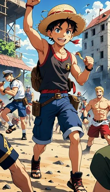 cover of luffy and you adventure