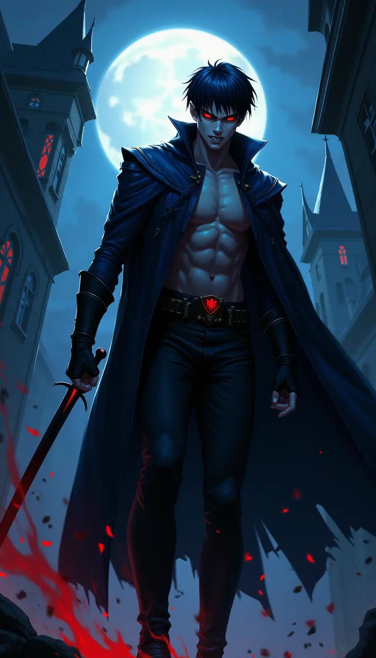 cover of Blue Fang Castlevania Gif