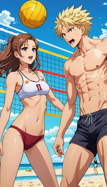 cover of Play Volleyball with Bakugou