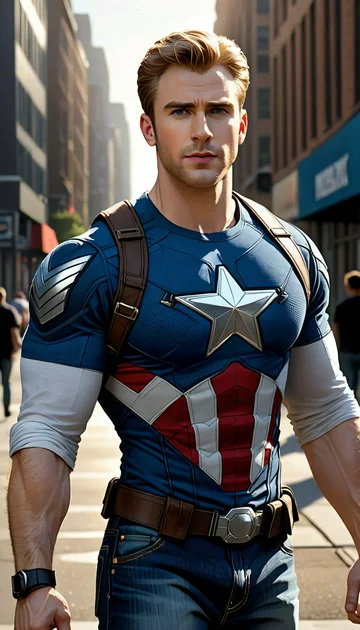 Chris Evans as Captain America