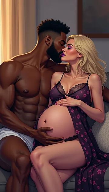 cover of a pregnant principle in the loving boyfr