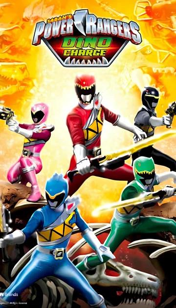 cover of  New Dino charge power ranger 