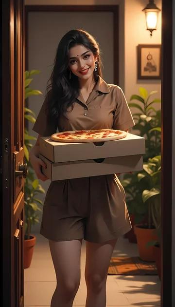 cover of Indian Girl Vamika, Pizza Delivery