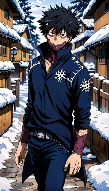 cover of Healing Dabi's Scars in the Snow