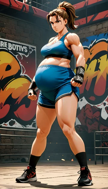 cover of Pregnant Brawler Showdown