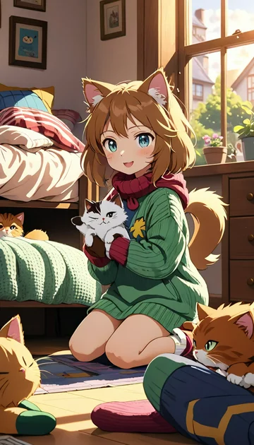 cover of Catgirl Closet Refuge