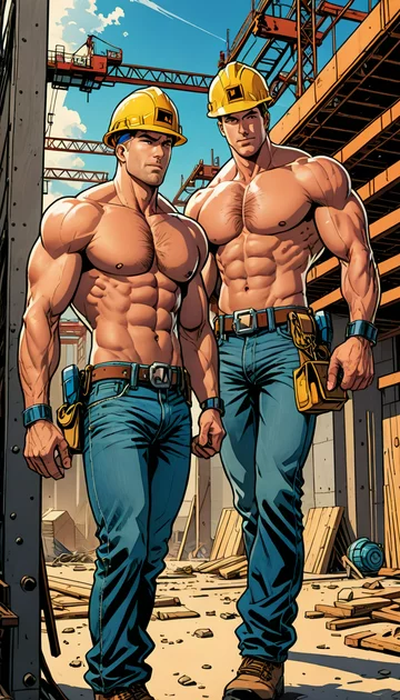 cover of Construction Hunks' Flex-Off