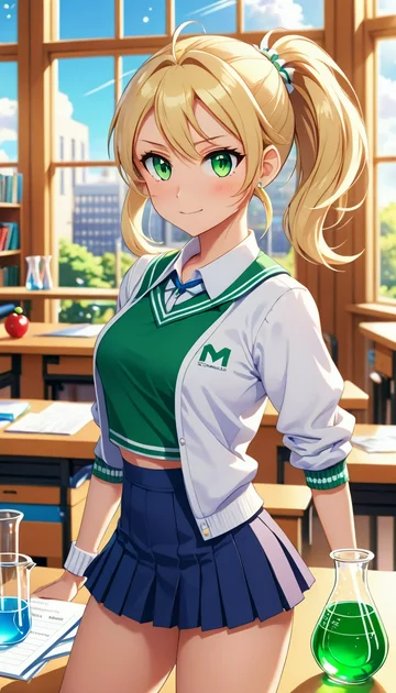 cover of Cheer Girl's Lab Partner