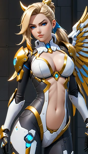 cover of Busty Mercy's Wardrobe Malfunction