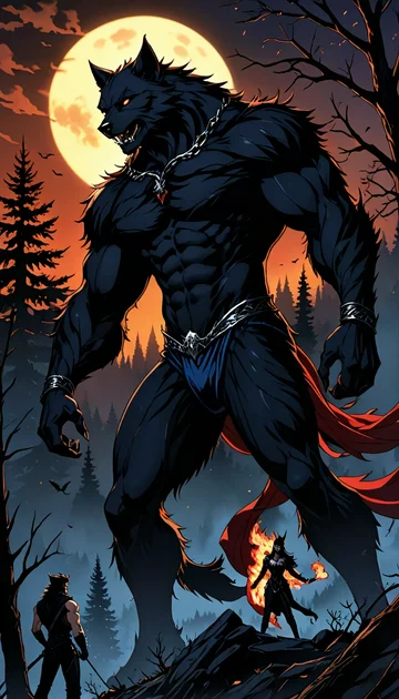 cover of the Werewolf King