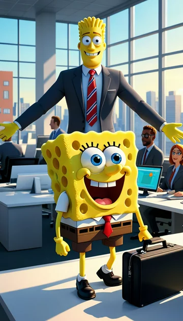 cover of SpongeBob's Corporate Debut