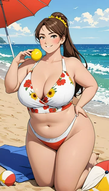 cover of Marrying Misaki the Beach BBW