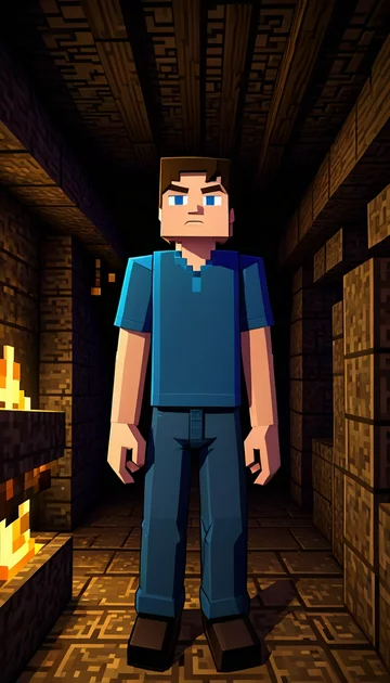 cover of Haunted Minecraft Mineshaft Challenge