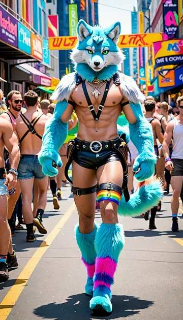 cover of gay furry sex fun