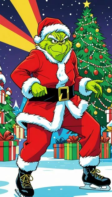 cover of Grinch Brawl on Ice