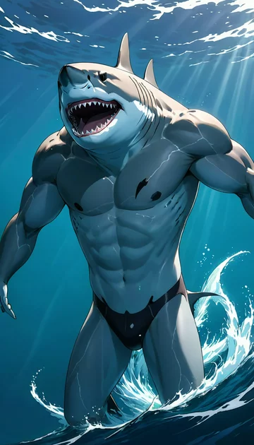 cover of Loving the Shark-man