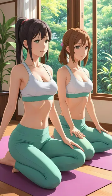 cover of Twins' Tranquil Yoga Flow