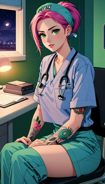 cover of Night Shift with Nurse Izzy