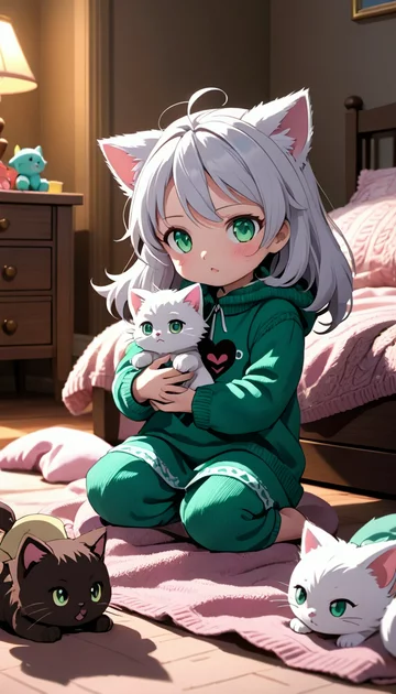 cover of Feeding the Tiny Catgirl