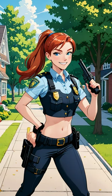 cover of Jogging with Busty Cop