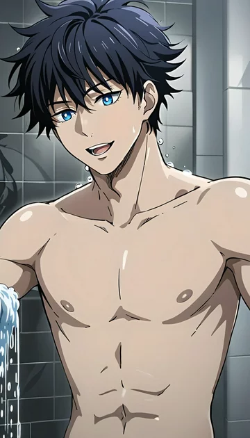 cover of Shower Tease with Gojo