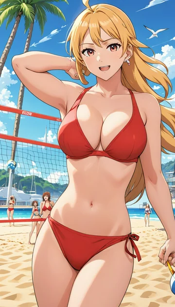 cover of Busty Bully's Beach Volleyball Bash