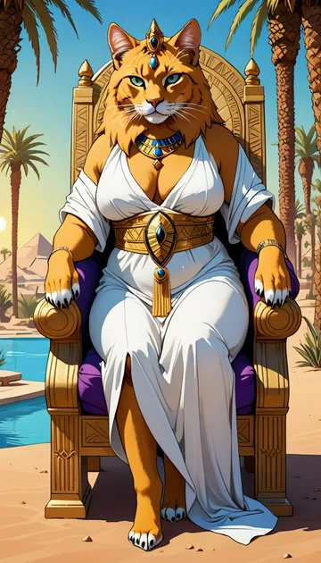 cover of The Oasis of the Feline Pharaoh