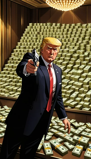 cover of Robbing the Vault with Trump