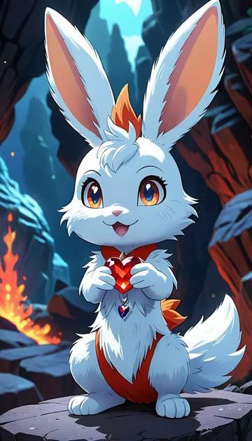 cover of A Wild Tera Scorbunny In Pokemon Violet