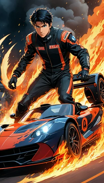 cover of Rescue from Flaming Racecar