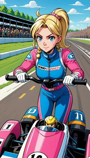 cover of Princess Peach Mario Kart