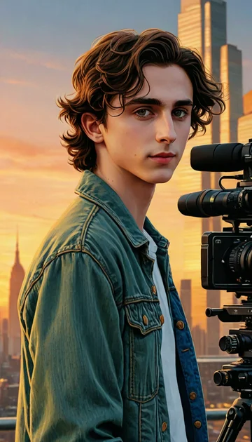 cover of Flirting on Set with Timothée