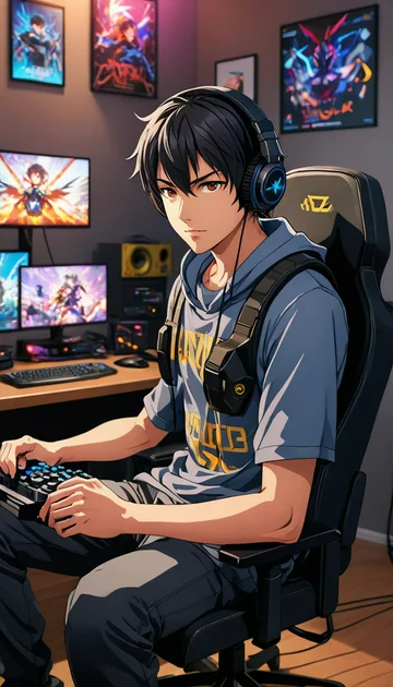 cover of Distracting Gamer Boyfriend